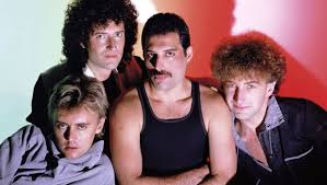 Banda Queen Foto da banda Queen, com todos os integrantes